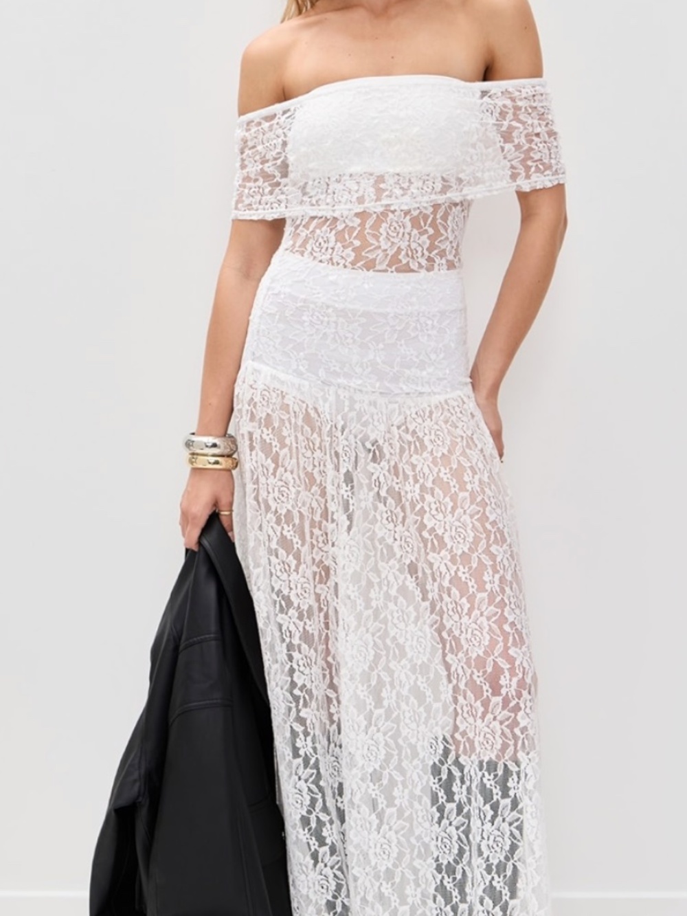 NWT Lioness Field of Dress Maxi Lace Dress